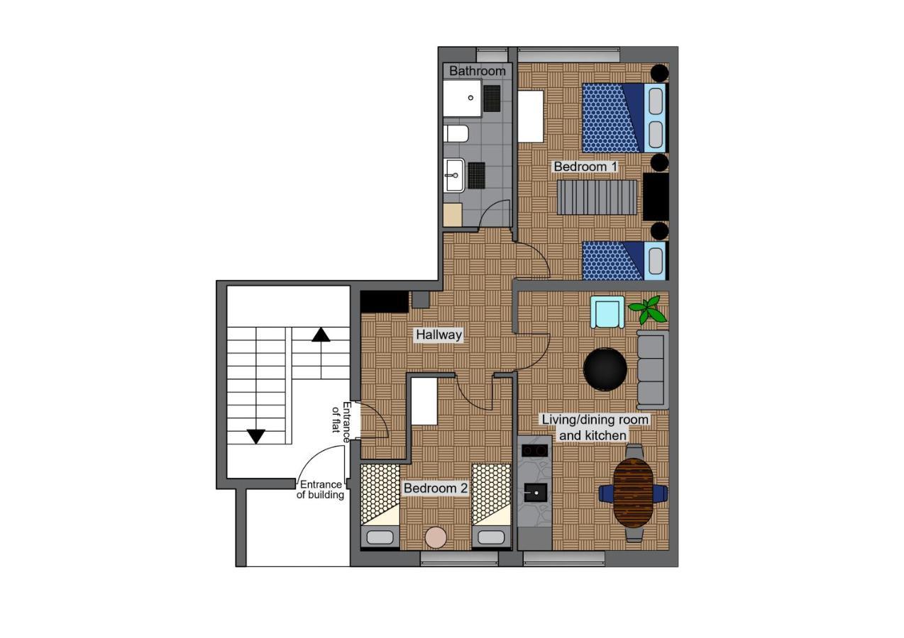 Cosy 2 Bedroom 75m2 * Mönchengladbach